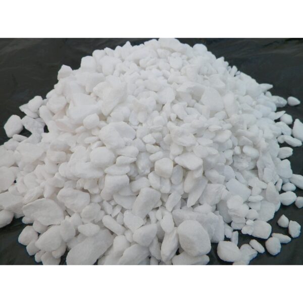 PURE-WHTIE-CRUSH-Gravel.jpg 1 Ton Snow White Crush Stone