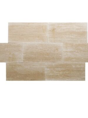 Ivory Travertine Vein Cut 12x24 Honed Tile