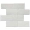 Thassos White Marble 3x6 Polished Marble Tile